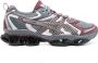 Asics Grijze Mesh Sneakers met Bordeaux Accenten - Thumbnail 1