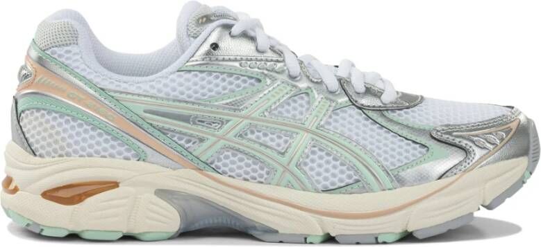 Asics Grijze Sneakers met Leren Inzetstukken - Foto 3