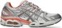Asics Grijze Zilveren Mesh Sneakers - Thumbnail 1