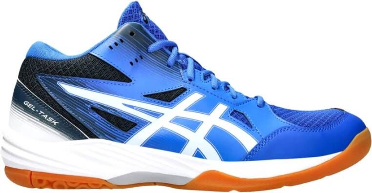 ASICS Gel Task Illussion Blue White Zaalschoen Hockeystick - Foto 4