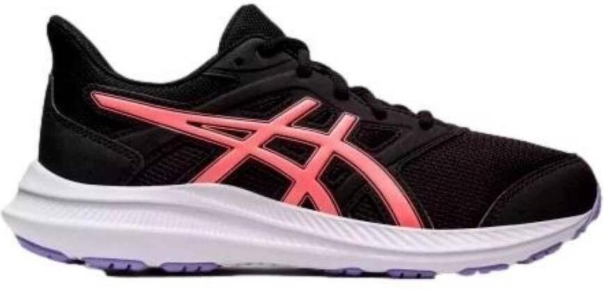 Asics jolt 3 gs hardloopschoenen zwart paars kinderen - Foto 4