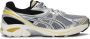 ASICS Grijze Mesh Sneakers met Leren Afwerking Gray Heren - Thumbnail 1