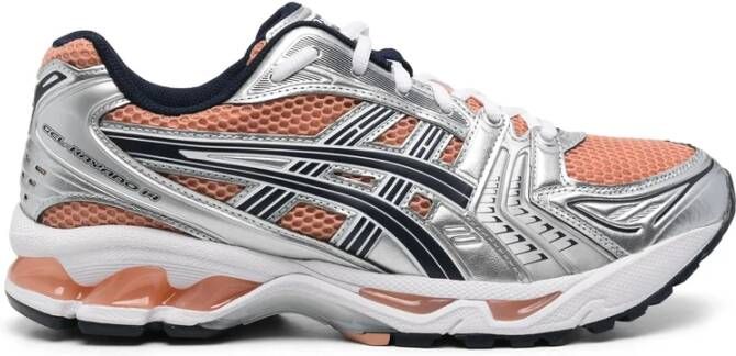 Asics Oranje Mesh Veterschoenen