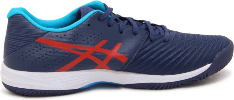 ASICS Tennisschoen Padelschoen Solution Swift FF Clay Heren Blauw Rood - Foto 3