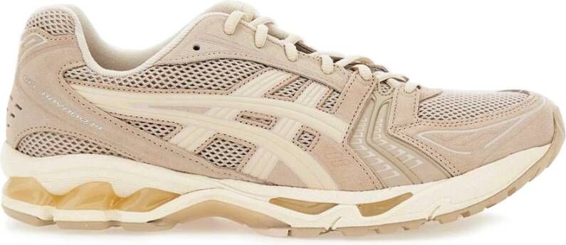 ASICS Stijlvolle Beige Sneakers Upgrade Moderne Man Beige Heren