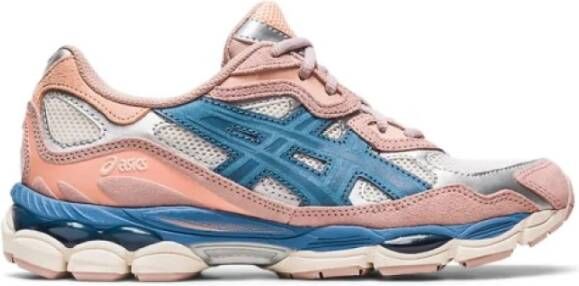 ASICS Retro Mesh Sneaker Cream Grey Floss Beige Dames