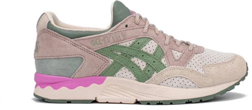Asics GEL-LYTE V Cream Slate Grey Beige Suede Lage sneakers Unisex