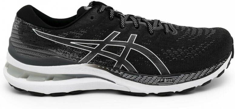 ASICS GEL-Kayano 28 Heren Sportschoenen Hardlopen Weg zwart wit wit - Foto 4