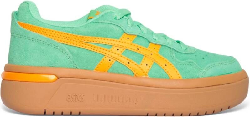 ASICS Suede Sneakers in Waterscape Sweet Pink Blue Dames