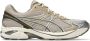 Asics GT-2160 Feather Grey Brown Storm Grijs Mesh Lage sneakers Unisex - Thumbnail 1