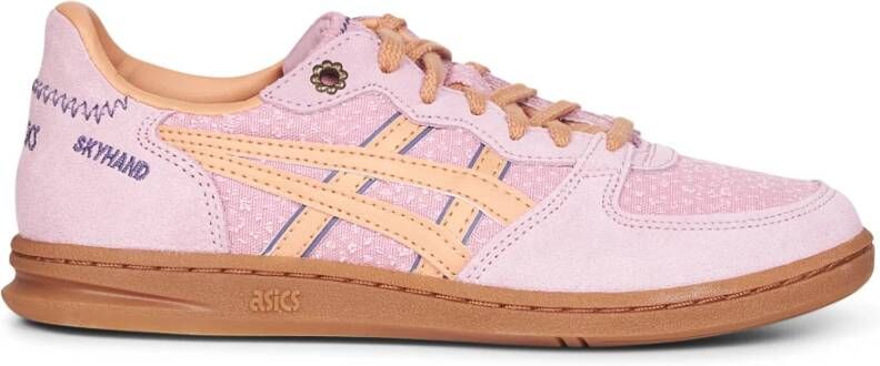 Asics Vintage Veterschoenen met Terracotta Details