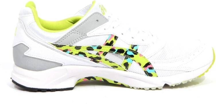 Comme des Garçons Mesh Sneakers met Multicolor Print White Heren