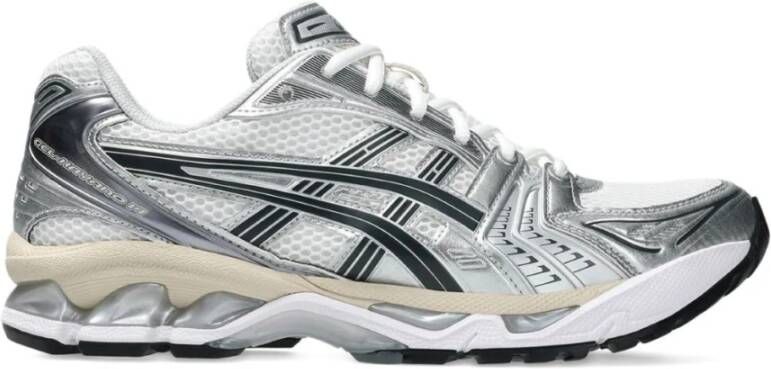 Asics Witte Gel-Kayano Sneakers Veters Ronde Neus