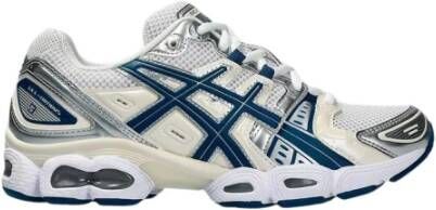 ASICS Witte Leren Sneakers met Yoke Design White