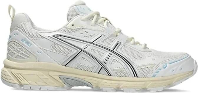 Asics Witte Veterschoenen met Gewatteerde Enkels