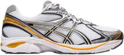 ASICS Witte Zilveren Sneakers Wit Heren