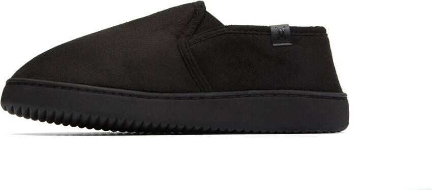 Aspact Zwarte Suède Thuis Schoenen Trendy Ontwerp Black Heren
