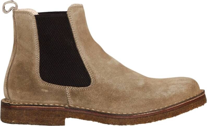 Astorflex Beige Leren Chelsea Boots voor Mannen Beige Heren