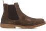 Astorflex Donkerbruine Suède Chelsea Schoenen Brown Heren - Thumbnail 1