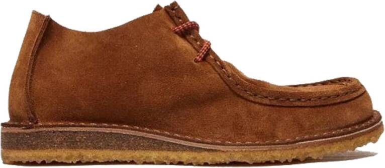 Astorflex Handgemaakte Donker Khaki Mocassin Schoen Brown Heren