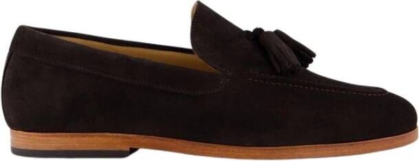 Atelier Verdi Bruine Pom Loafer voor Heren