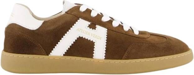 Atelier Verdi Chocolade Sneaker voor Heren