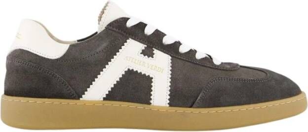 Atelier Verdi Heren Gino Sneaker in Houtskool