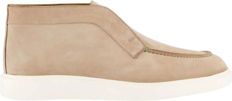 Atelier Verdi Nubuck Mid Loafer Beige Heren
