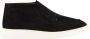 Atelier Verdi Nubuck Mid Loafer Black Heren - Thumbnail 1