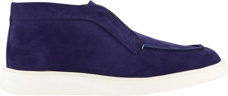 Atelier Verdi Nubuck Mid Loafer Blue Heren