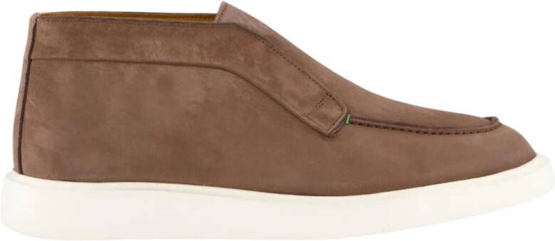Atelier Verdi Nubuck Mid Loafer Brown Heren