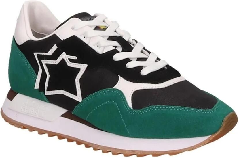 Atlantic Stars Heren Leren en Stoffen Sneakers