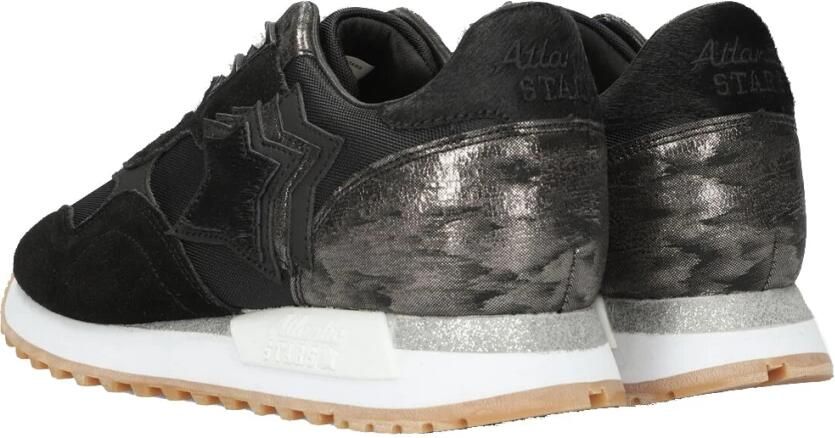 Atlantic stars Dames Sneakers van Stof en Suède Black Dames - Foto 5