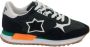 Atlantic Stars Blauwe Leren en Stoffen Sneakers Draco - Thumbnail 1