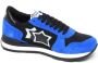 Atlantic Stars Gemma Zwarte Leren Plateau Schoenen - Thumbnail 1
