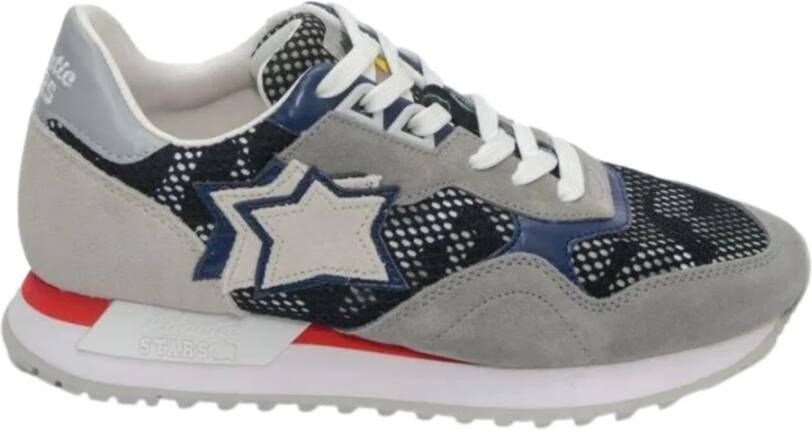 Atlantic Stars Heren Leren en Stoffen Sneakers