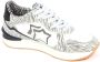 Atlantic Stars Klassieke witte en grijze sneaker met ster - Thumbnail 1