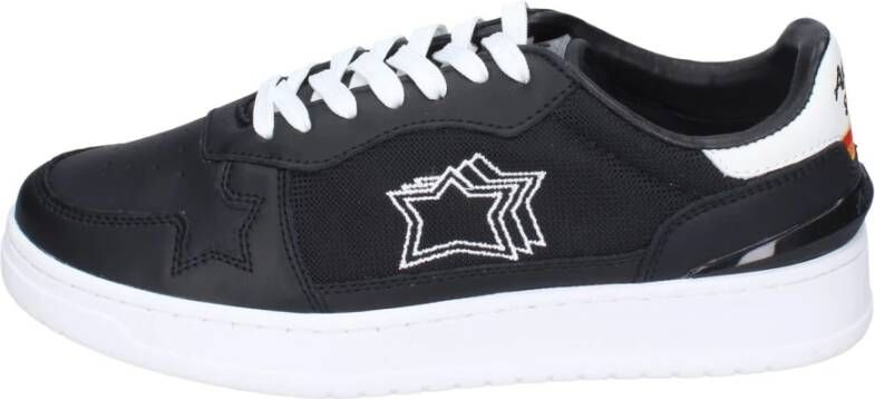 Atlantic stars Leren Sneakers voor Mannen Black Heren