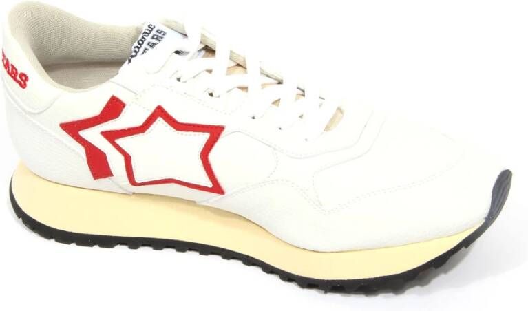 Atlantic Stars Witte leren schoen Draco Model