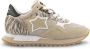 Atlantic stars Stijlvolle Stoffen en Suède Sneakers Brown Dames - Thumbnail 2