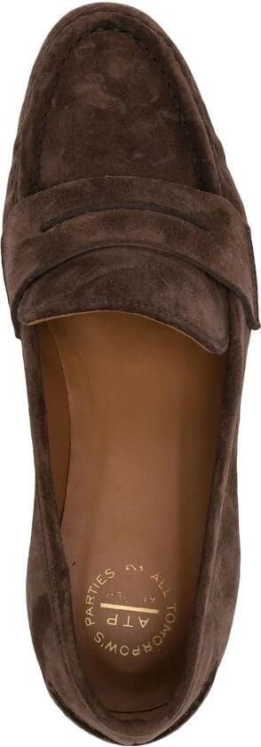 ATP Atelier Chocoladebruine Instap Leren Schoenen