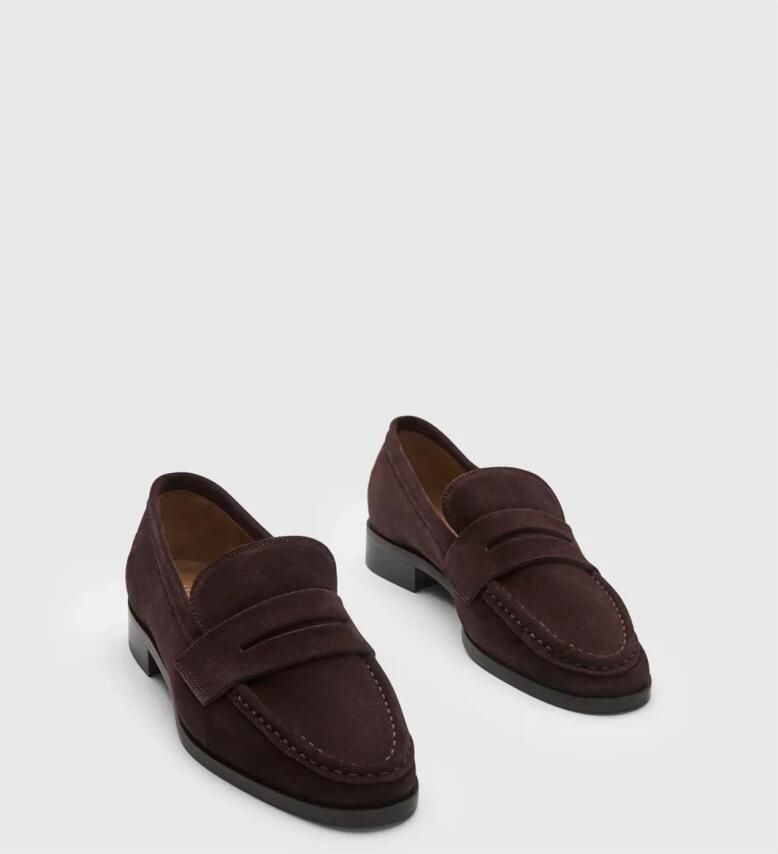 ATP Atelier Walnoot Suède Loafer Schoen
