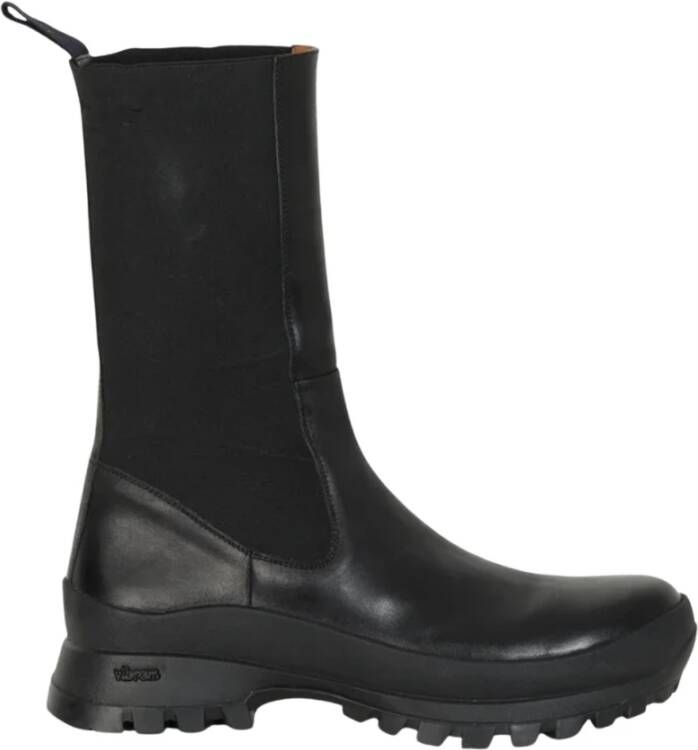 ATP Atelier Boots & laarzen Tolentino Chunky Boot Vachetta in zwart