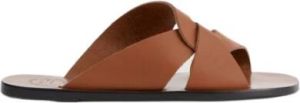ATP Atelier Platte lederen sandalen allai Bruin Dames