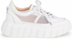Attilio Giusti blondie grid shoes Wit Dames