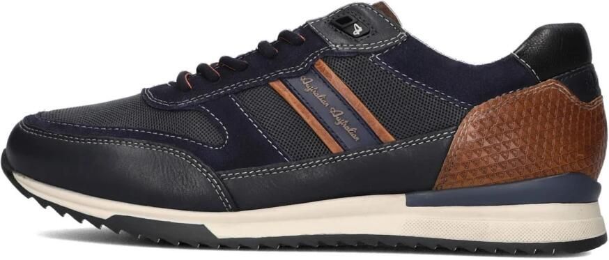 Australian Filmon Sneakers Leren Sneaker Heren Blauw - Foto 5