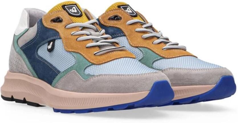 Australian Heren Sneakers Cadiz Blue Grey Green Blauw - Foto 7
