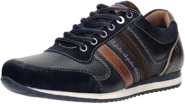 Australian Camaro Lage sneakers Leren Sneaker Heren Blauw - Foto 5