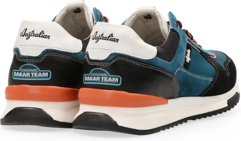 Australian Tim Tom Collection Sneaker Dakar 15.1570.01 Aqua Zwart Suède - Foto 3