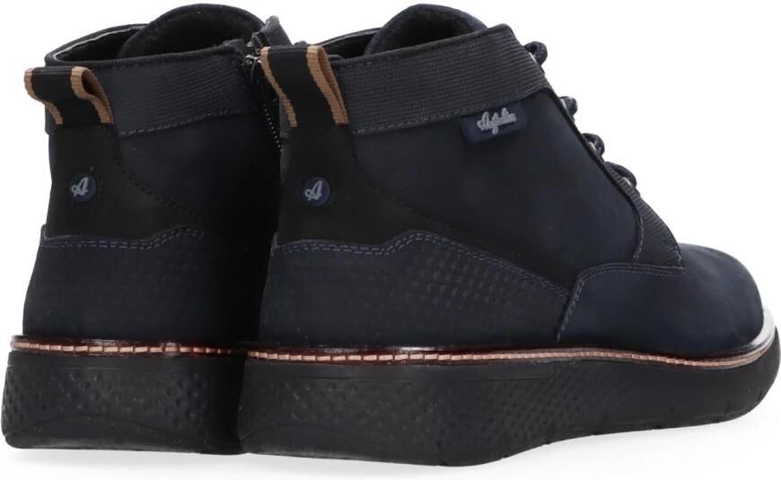 Australian Daryl S00 Blue Veterschoenen Halfhoog Blauw Nubuck Heren Basisinformatie Blauw - Foto 8